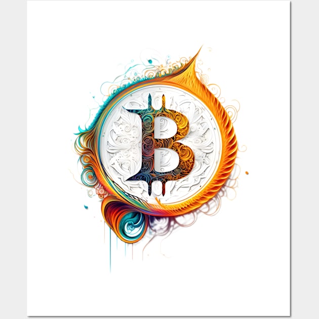 Bitcoin Three by Patrick Hager Wall Art by allumfunkelnd by Patrick Hager